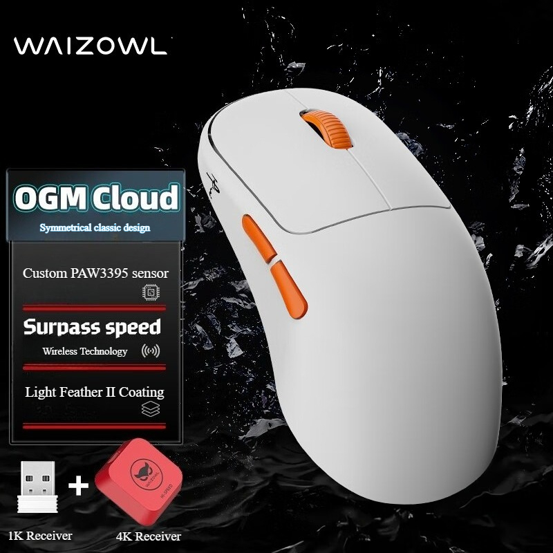 Pc Gaming Cloud Free - Waizowl OGM Cloud bezprzewodowa mysz do