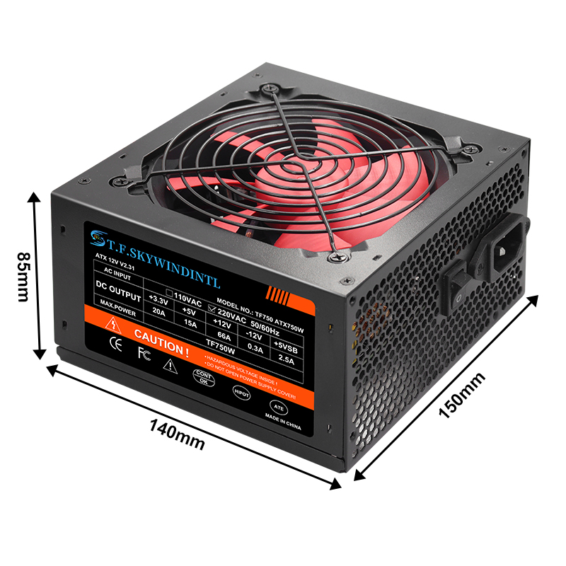 Zasilacz ATX 750W Gold PSU 750 – Pc Unit For Gaming recenzja i cena