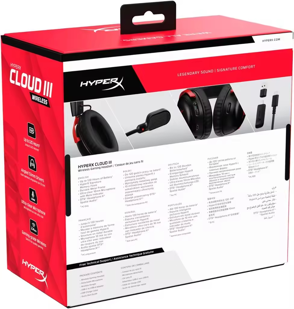 HyperX Cloud 3 77Z46AA 77Z45AA – Pc Gaming Cloud Free recenzja i cena