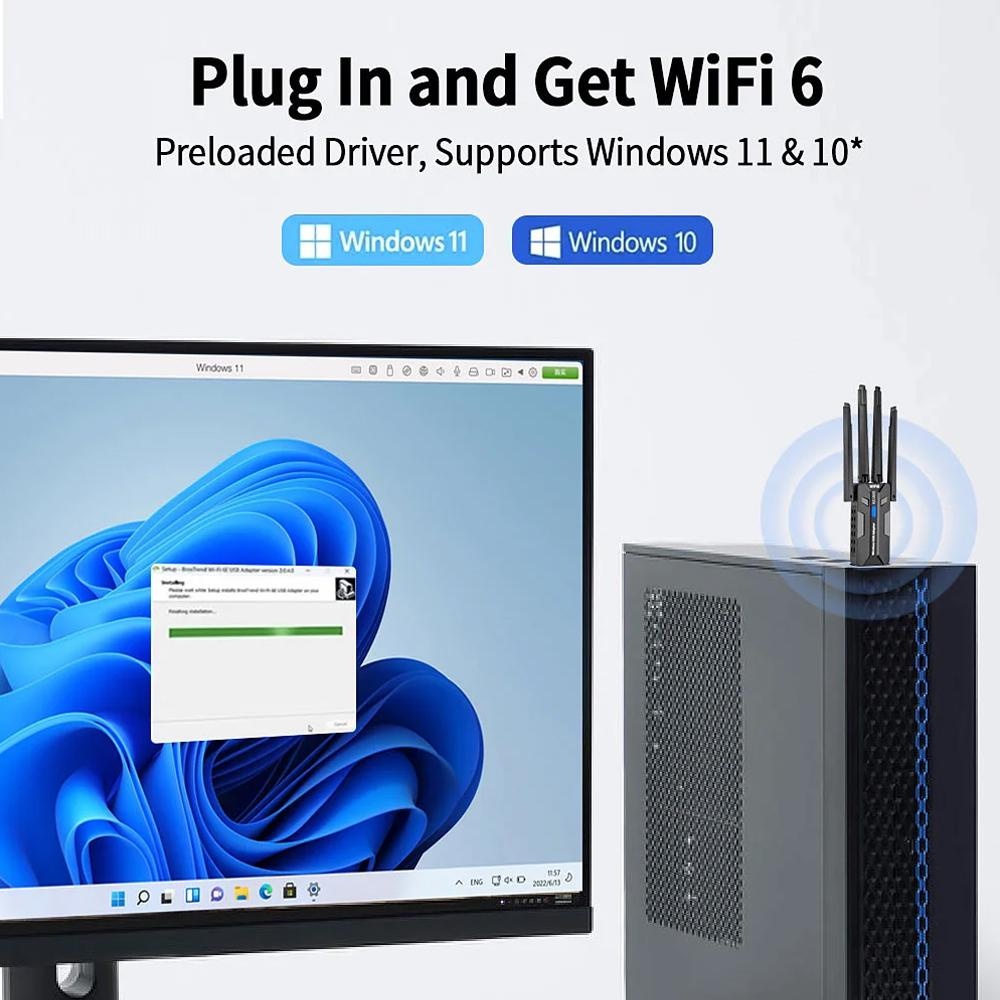 Adapter WiFi 6 USB 3.0 1800 Mb – Pc Gaming Second recenzja i cena